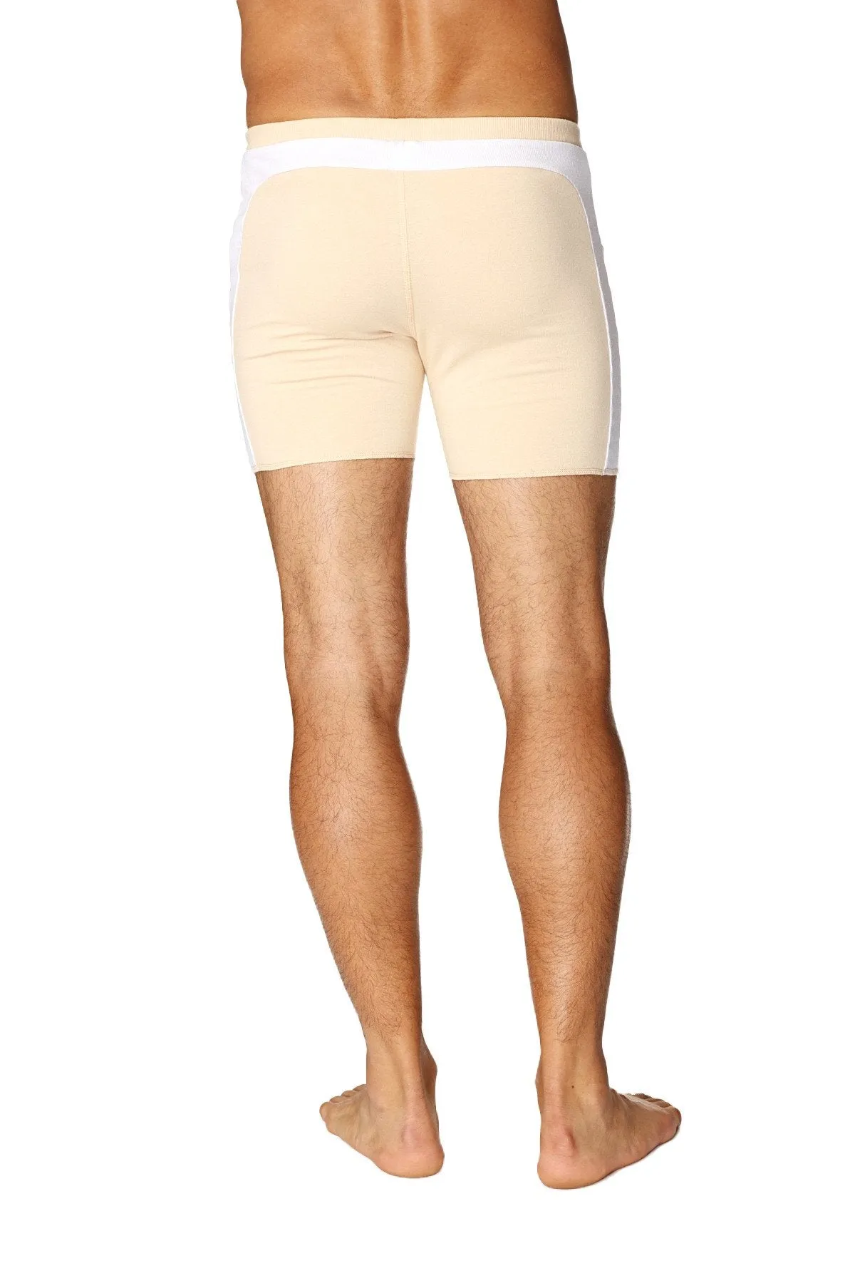 Transition Yoga Short (Sand w/White)