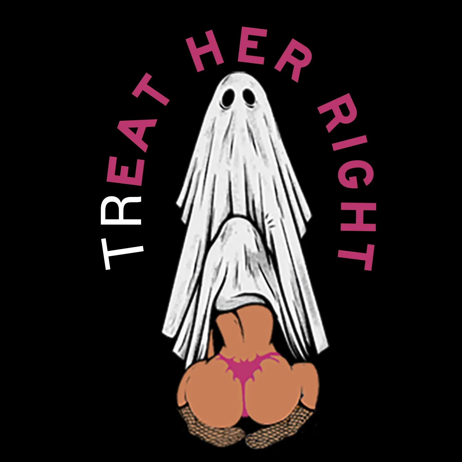 TREAT HER RIGHT Sexy Lady Ghost Graphic Print Copper Compression Two In One Piece Running Tights Trousers Shorts