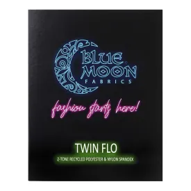 Twin Flo 2-tone Recycled Polyester & Nylon Spandex Color Card | Blue Moon Fabrics