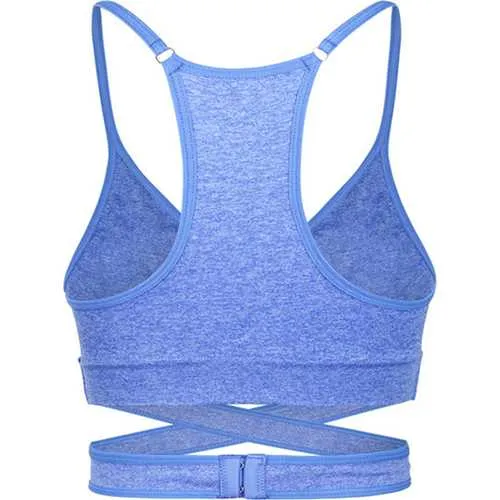 Woman Seamless Sport Vest Quick Drying Wireless Cross Shakeproof Sport Yoga Bras