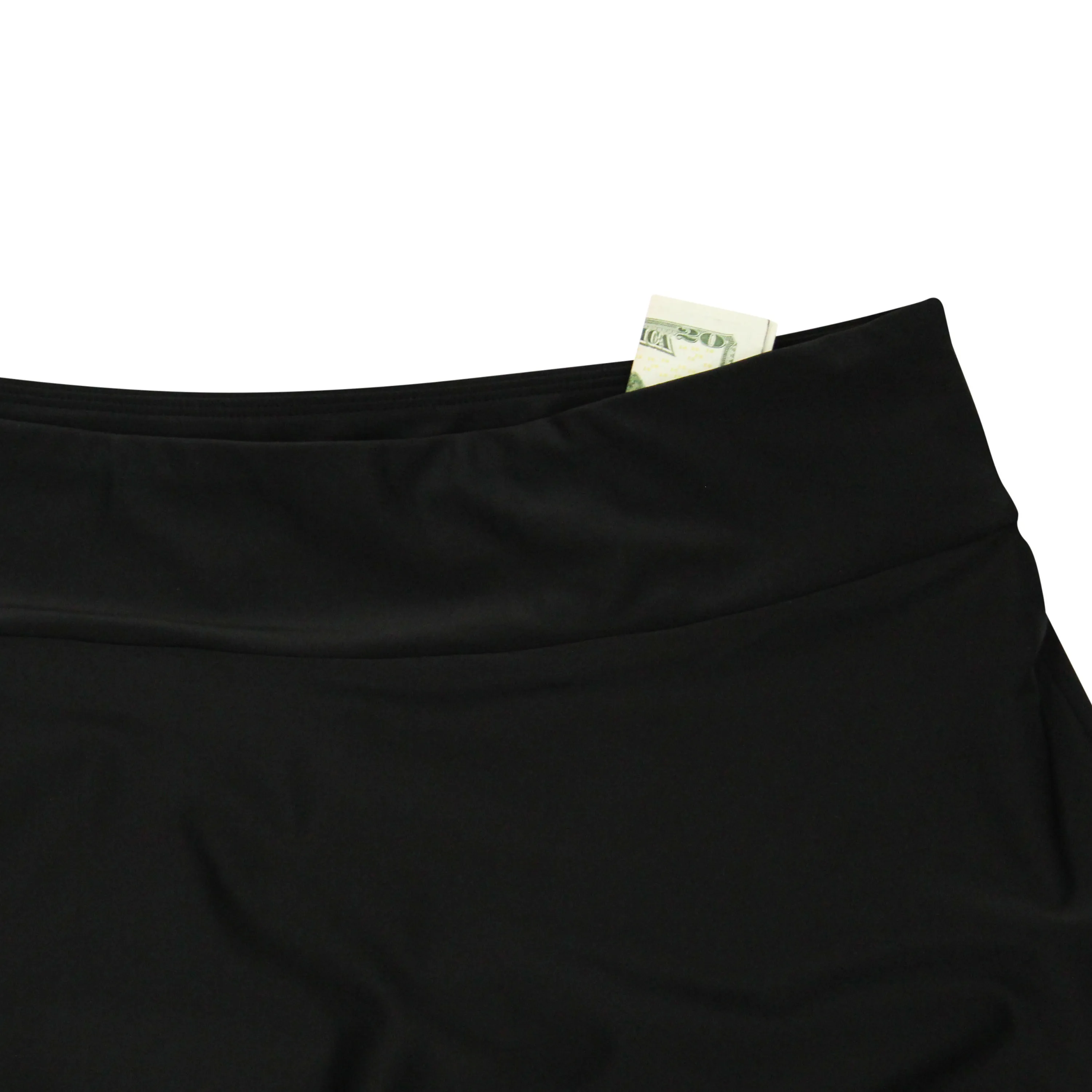 Women's A-Line Swim Skirt Swim Bottom | "Black"