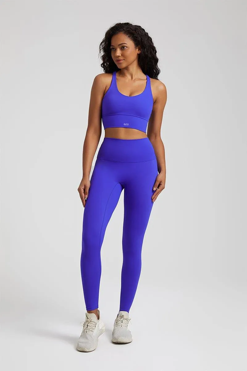 Women's GFIT 2.0 Yoga Set - U-neck Sports Bra & High-Waist Leggings