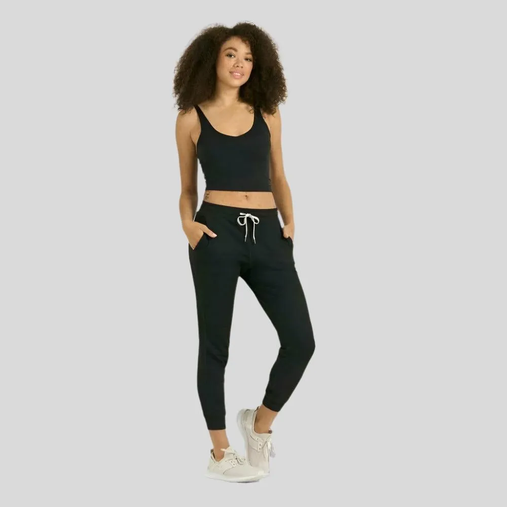 Womens Performance Jogger - Black Heather